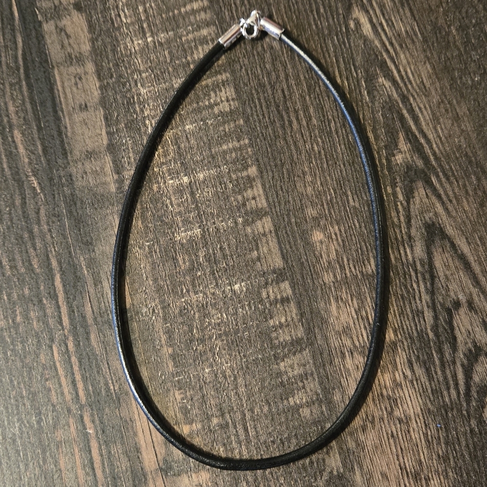 Silpada Black Leather Necklace Cord